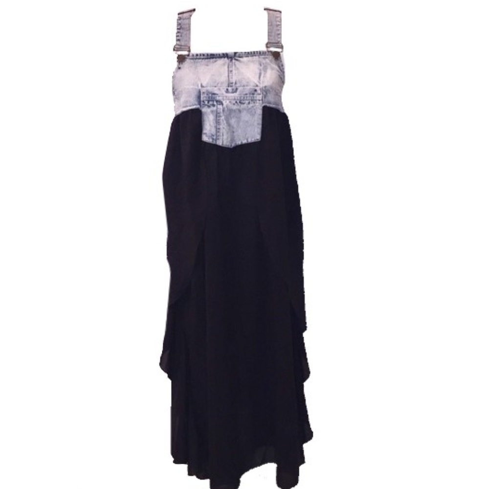 UNIQUE OVERALL LAYERED DRESS
